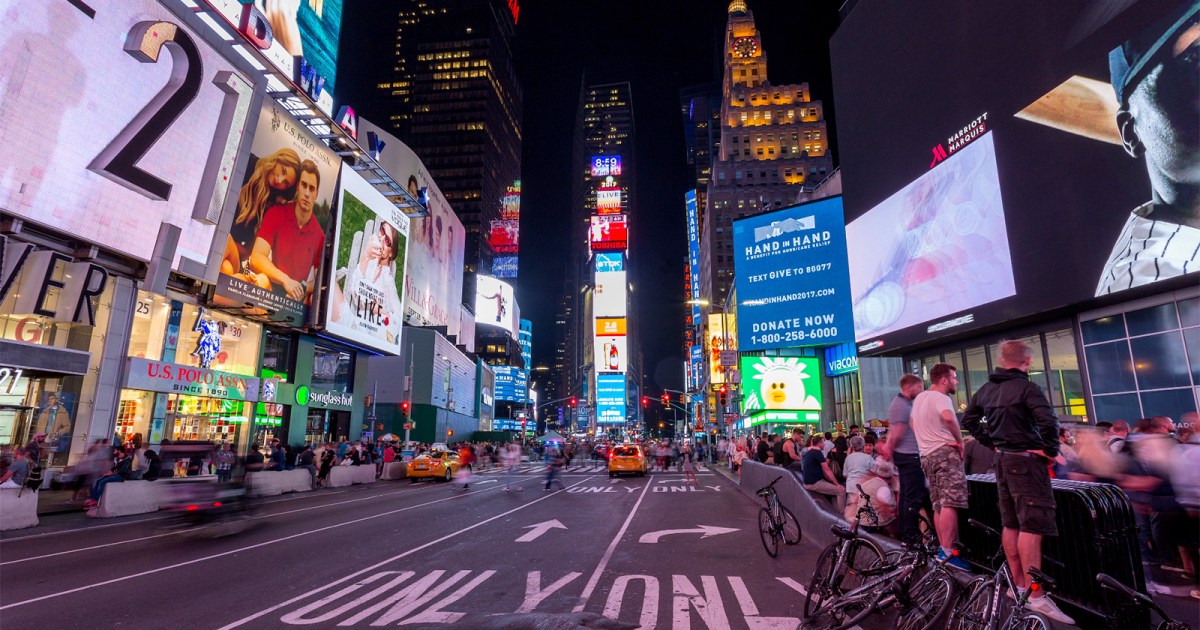A 5G Billboard in Times Square Powered an Interactive Game